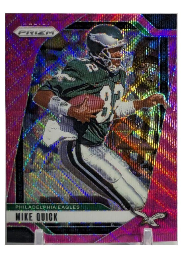 2024 Panini Prizm Base Set Mike Quick Pink Wave #238 card