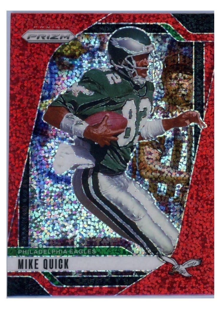 2024 Panini Prizm Base Set Mike Quick Red Sparkle #238 card