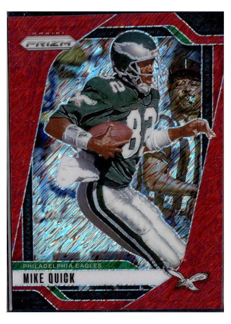 2024 Panini Prizm Base Set Mike Quick Red Shimmer #238 card