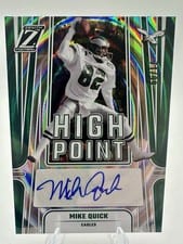 2024 Panini Zenith High Point Signatures Mike Quick #HPS-MQK card