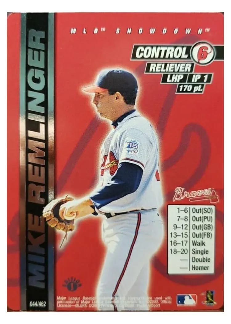 2000 MLB Showdown Mike Remlinger #44 card