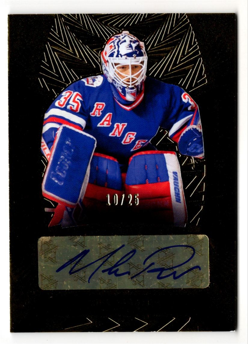 2021-22 Upper Deck Artifacts Aurum Signatures Mike Richter #AS-MR card
