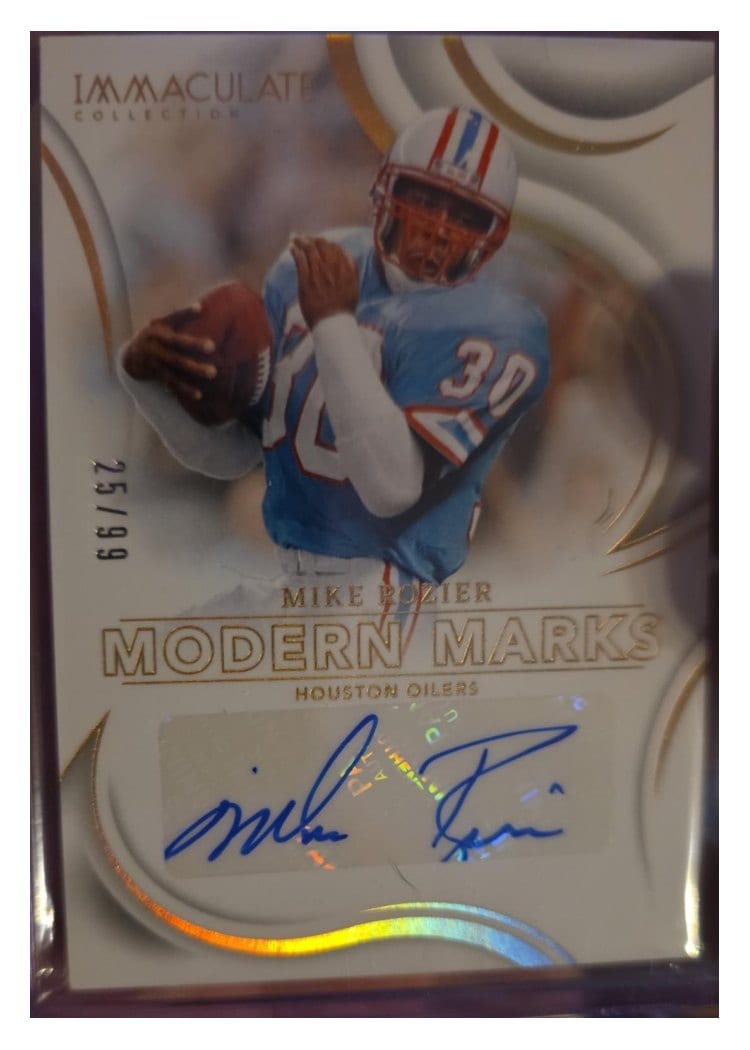 2024 Panini Immaculate Collection Modern Marks Mike Rozier #14 card