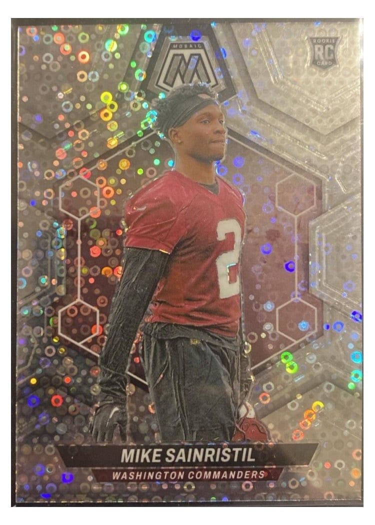 2024 Panini Mosaic Base Set Mike Sainristil #349 card