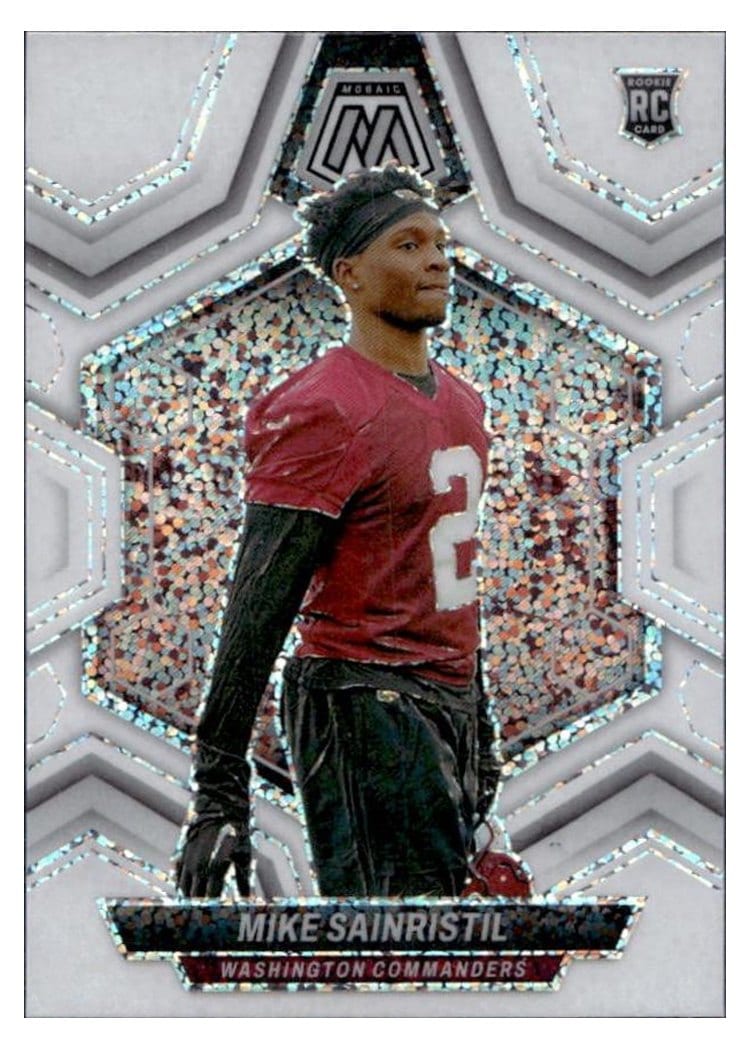 2024 Panini Mosaic Base Set Mike Sainristil #349 card