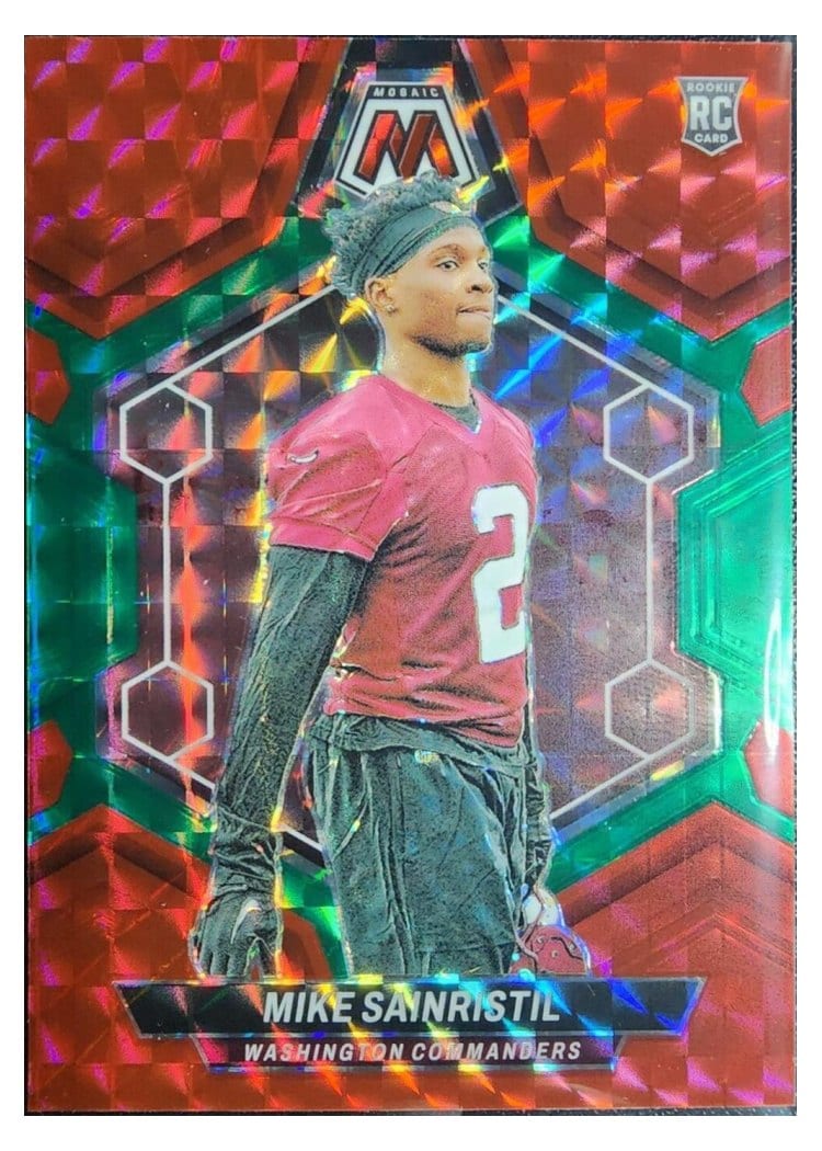2024 Panini Mosaic Base Set Mike Sainristil #349 card