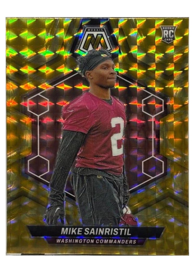 2024 Panini Mosaic Base Set Mike Sainristil #349 card