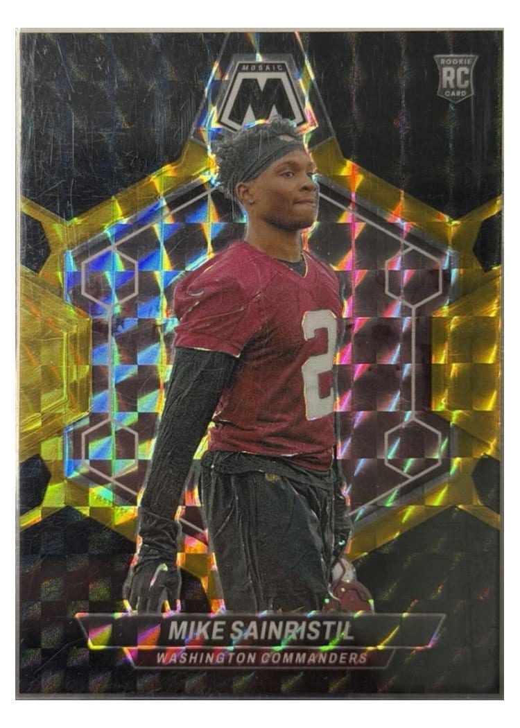 2024 Panini Mosaic Base Set Mike Sainristil #349 card