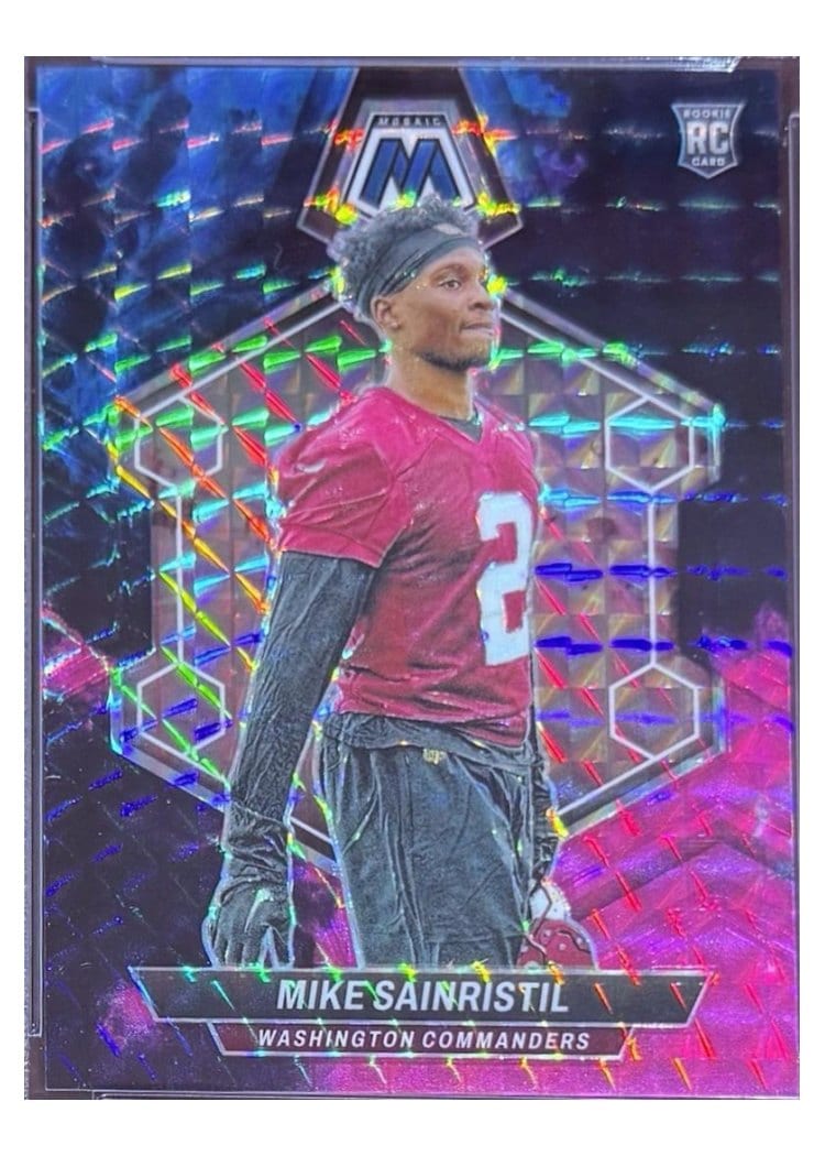 2024 Panini Mosaic Base Set Mike Sainristil #349 card