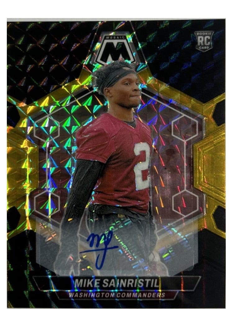 2024 Panini Mosaic Base Set Mike Sainristil #349 card
