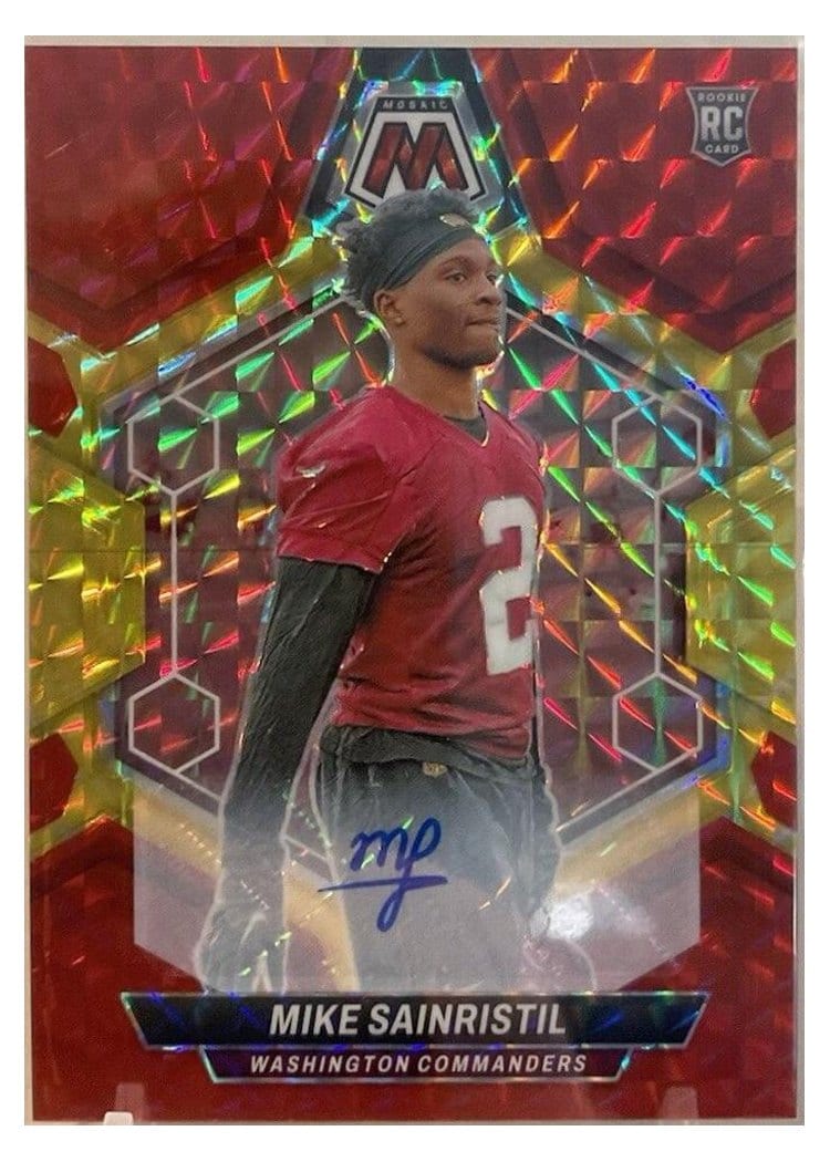 2024 Panini Mosaic Base Set Mike Sainristil #349 card