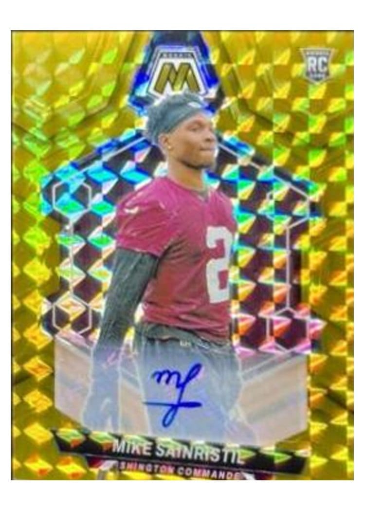 2024 Panini Mosaic Base Set Mike Sainristil #349 card