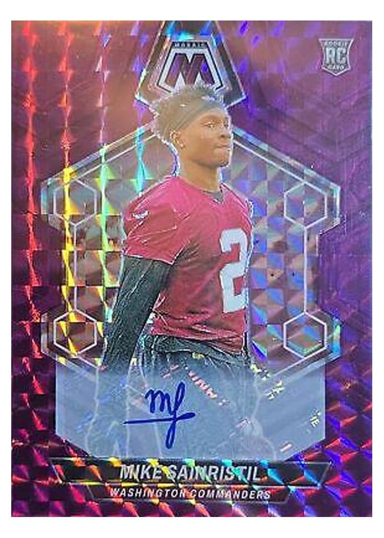 2024 Panini Mosaic Base Set Mike Sainristil #349 card