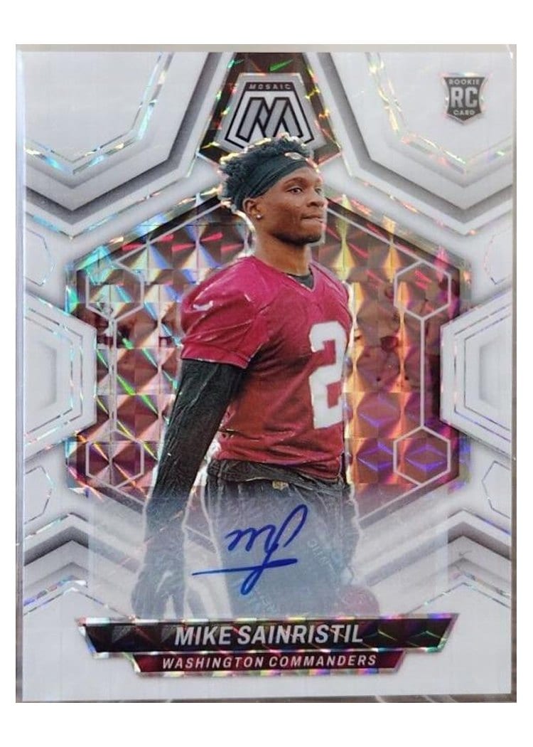 2024 Panini Mosaic Base Set Mike Sainristil #349 card