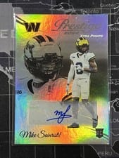 2024 Panini Prestige Xtra Points Signatures Premium Mike Sainristil #337 card