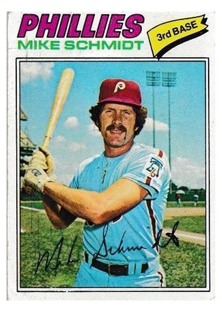 1977 Topps Mike Schmidt #140 card