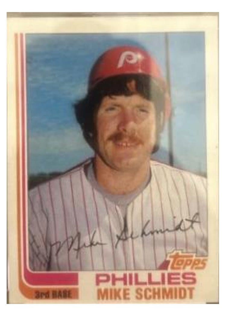 1982 Topps Mike Schmidt #100 card
