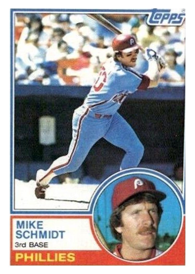 1983 Topps Mike Schmidt #300 card