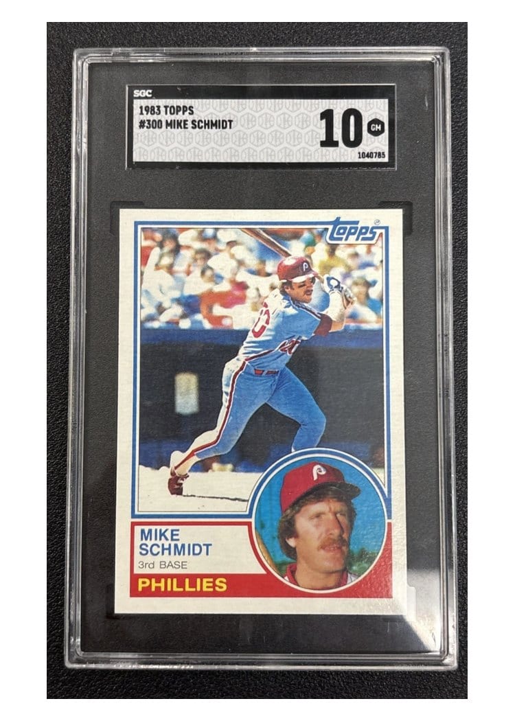 1983 Topps Base Set Mike Schmidt #300 card