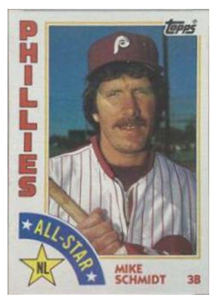 1984 Topps Mike Schmidt #388 card