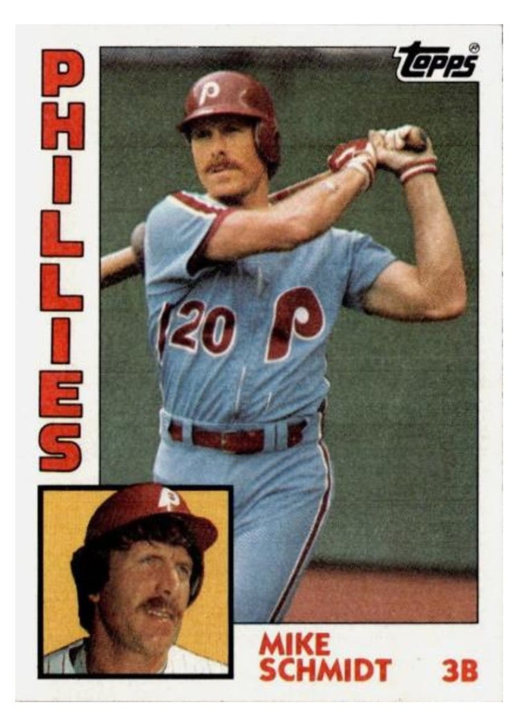 1984 Topps Mike Schmidt #700 card