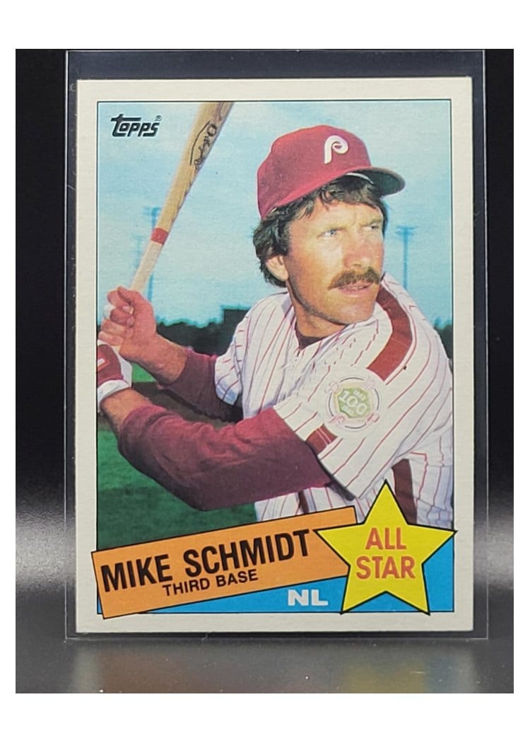 1985 Topps Mike Schmidt #714 card