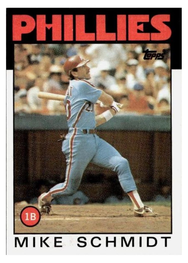 1986 Topps Mike Schmidt #200 card