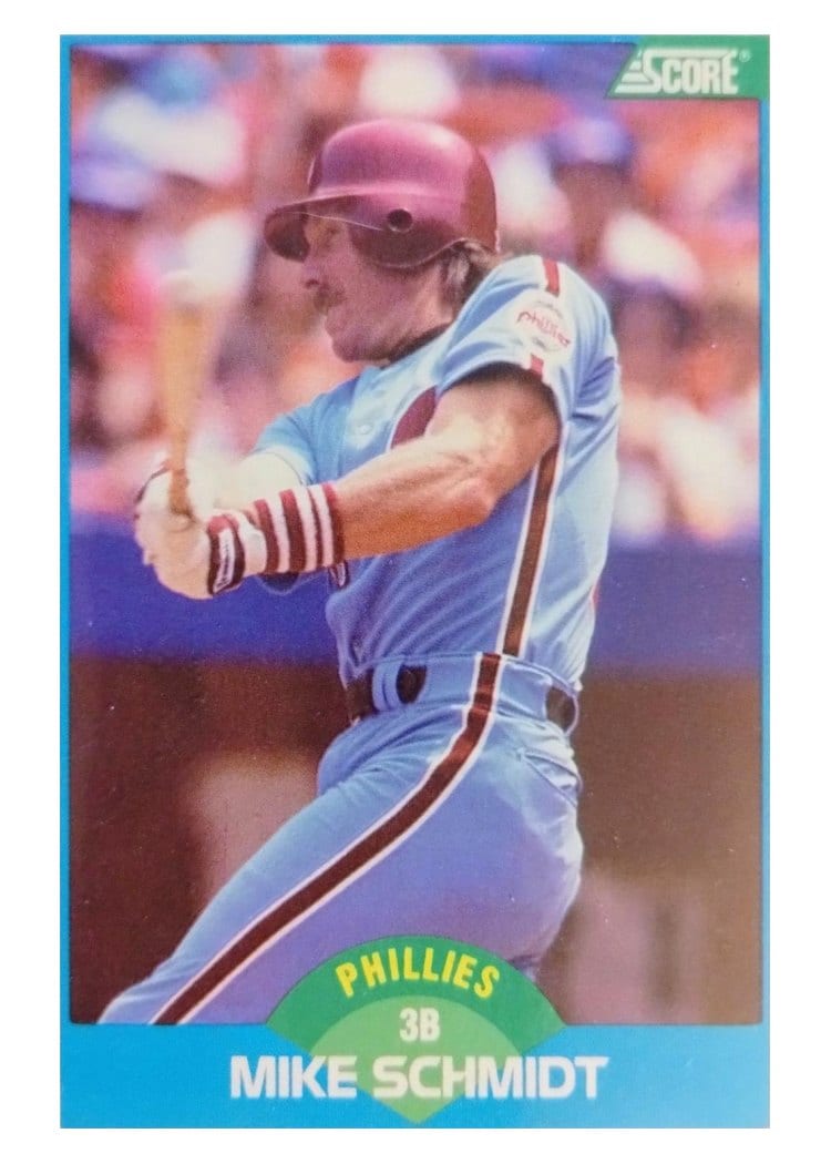 1989 Score Mike Schmidt #149 card