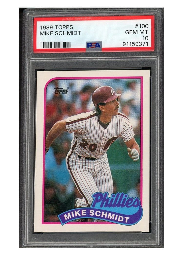 1989 Topps Base Set Mike Schmidt #100 card