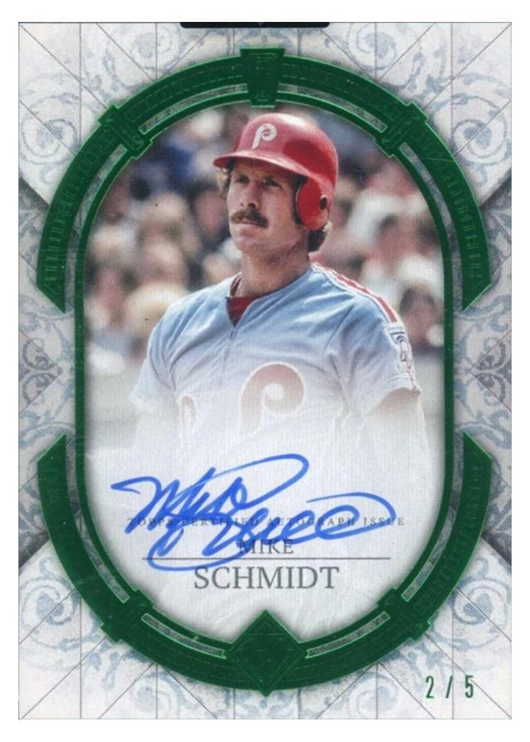 2024 Topps Transcendent Collection Autographs Mike Schmidt #TCA-MSC card