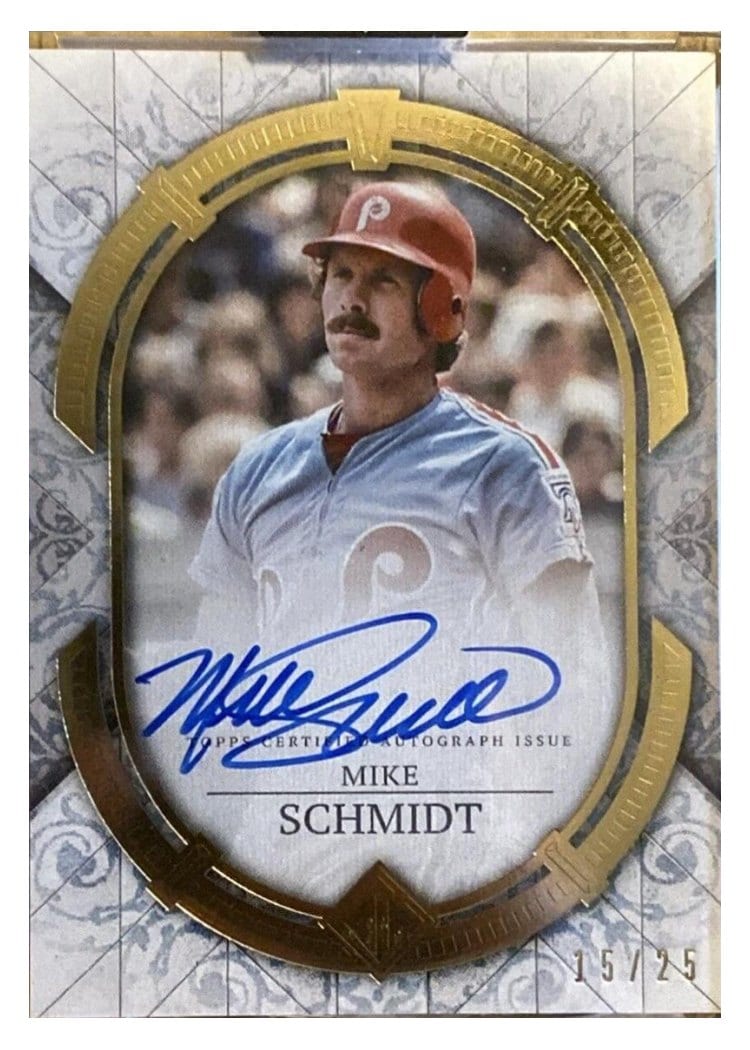 2024 Topps Transcendent Collection Autographs Mike Schmidt #TCA-MSC card