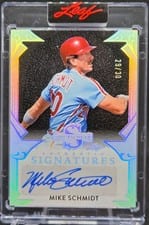 2025 Leaf Spectacular Baseball Spectacular Signatures Mike Schmidt #S-MS1