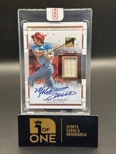 2025 Panini Impeccable Lumber Signatures Mike Schmidt #14 card