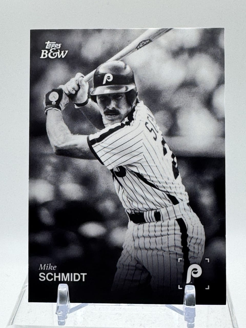 2025 Topps Black & White Base Set Mike Schmidt #2 card