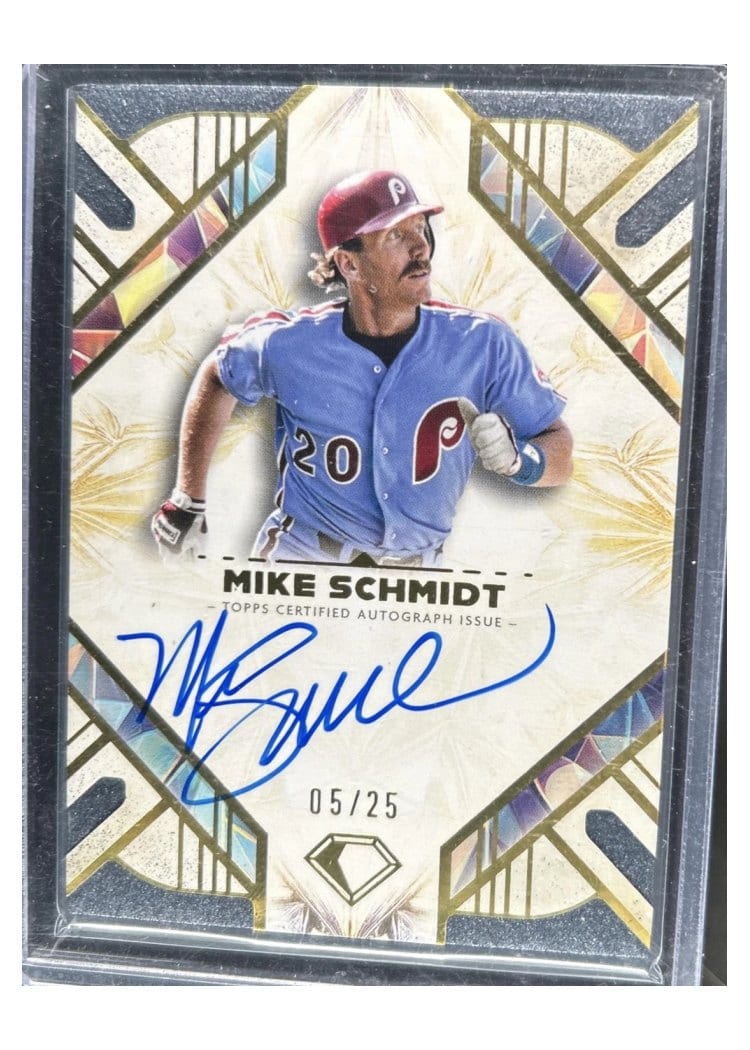 2025 Topps Diamond Icons Icons of the Diamond Autographs Mike Schmidt #ITDA-MS card