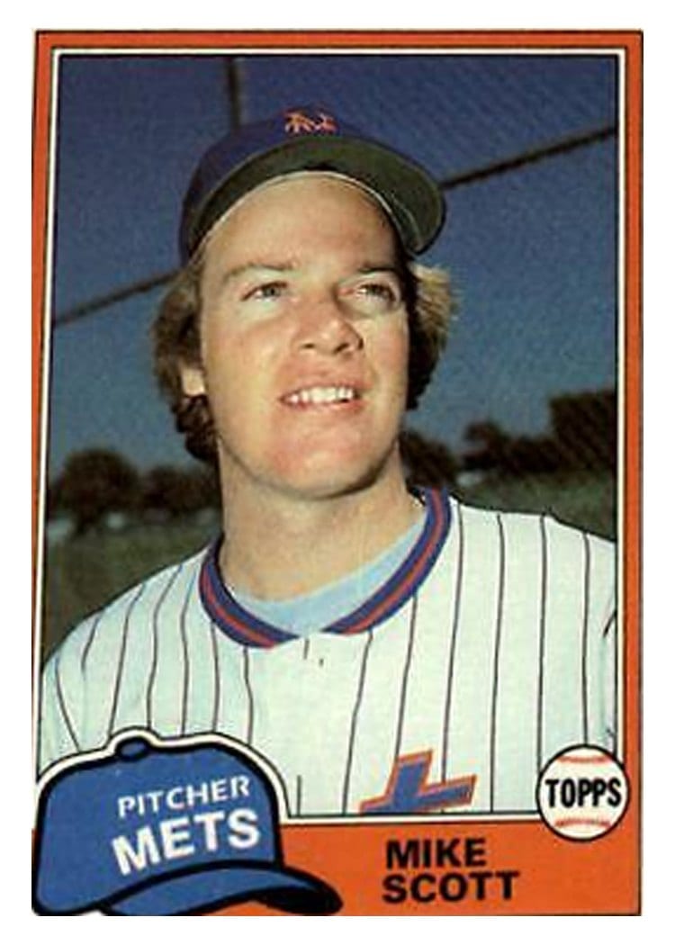 1981 Topps Mike Scott #109 card