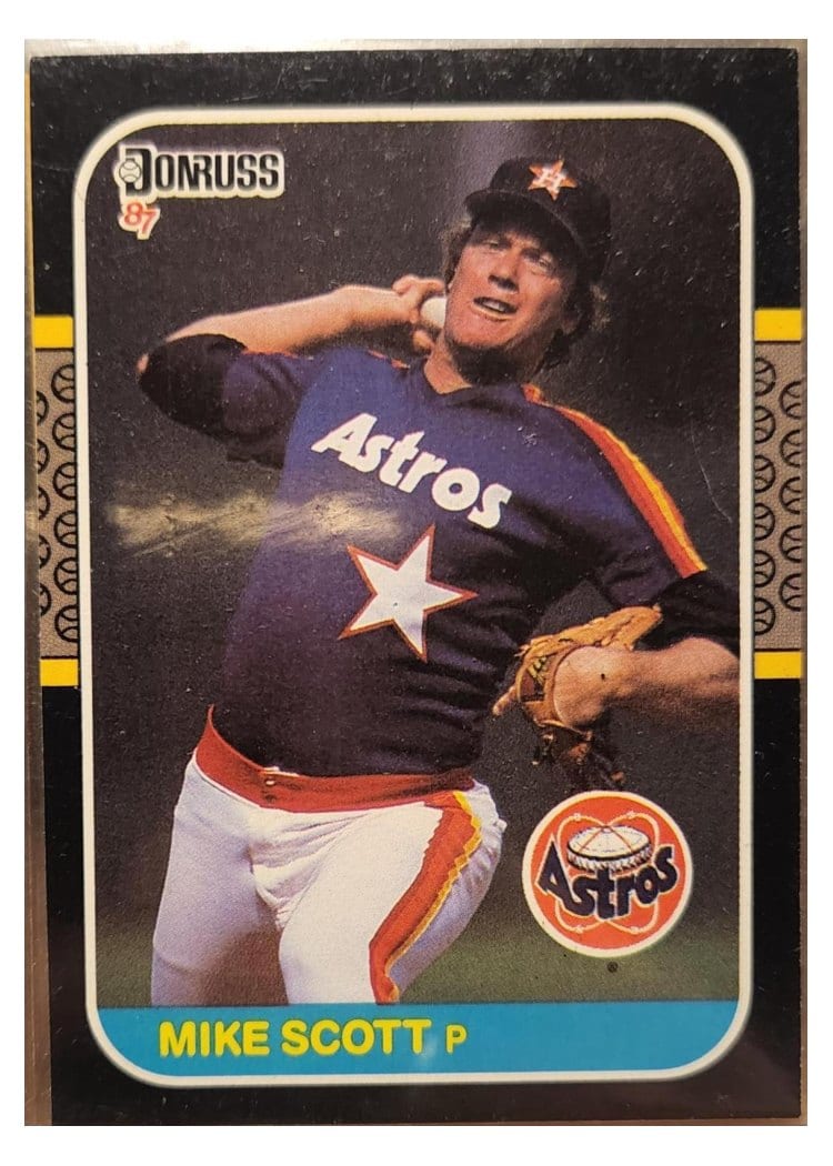 1987 Donruss Mike Scott #163 card