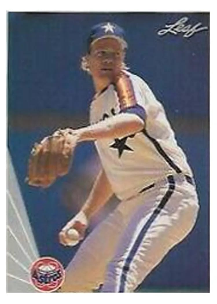 1990 Leaf Mike Scott #4 card
