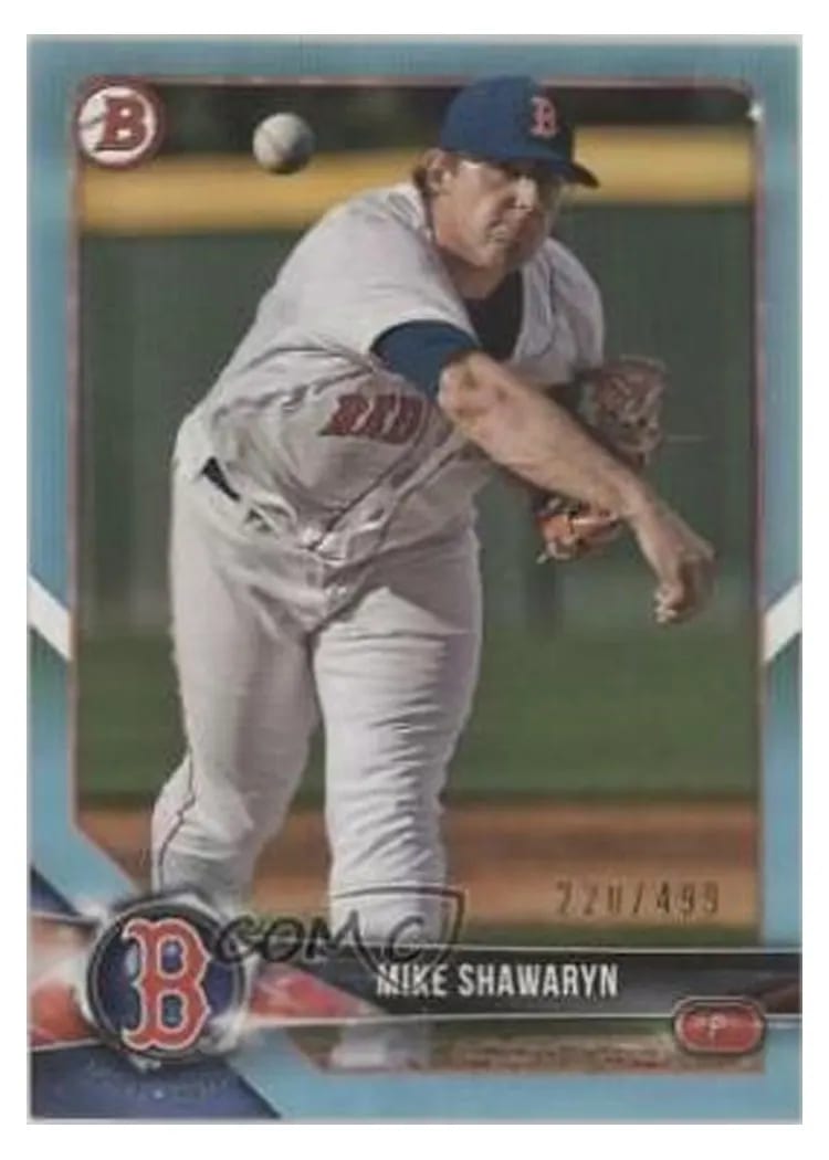 2018 Bowman Draft Base Set Mike Shawaryn #BD-101 card