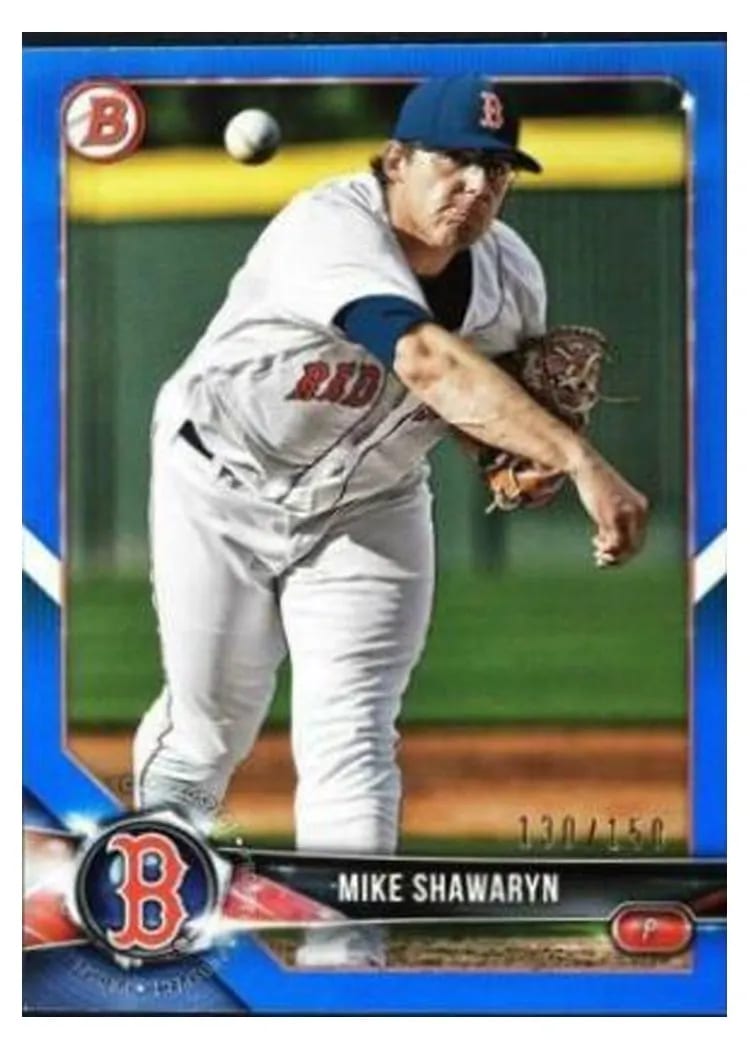 2018 Bowman Draft Base Set Mike Shawaryn #BD-101 card