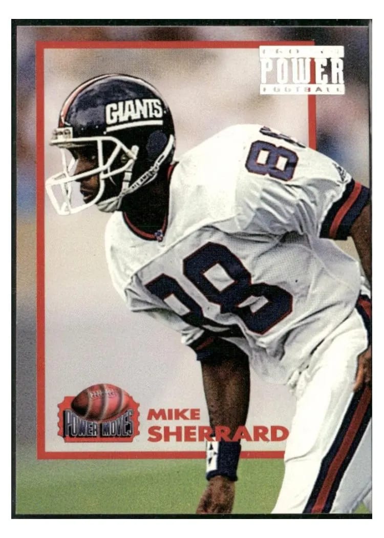 1993 Pro Set Power Moves Mike Sherrard #PM40 card