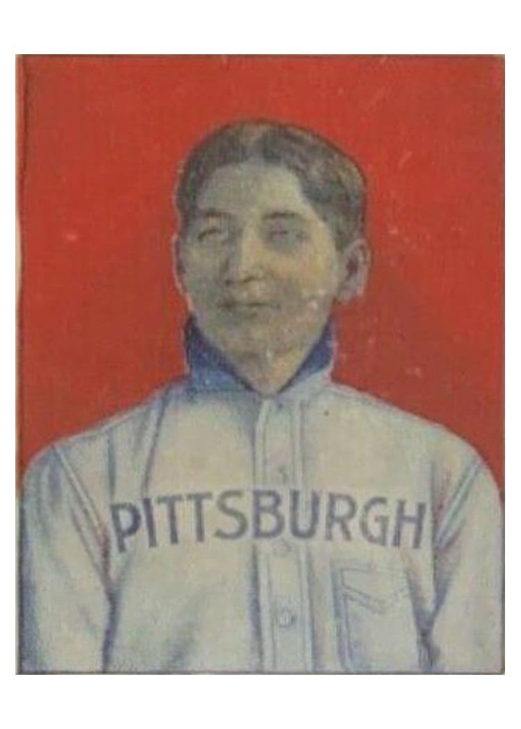 1910 Tip Top Bread Pittsburgh Pirates Mike Simon card