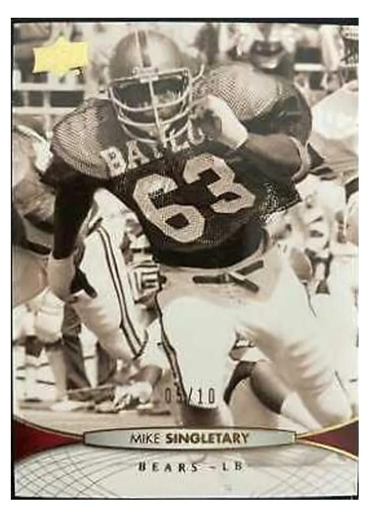 2012 Upper Deck Mike Singletary #36 card