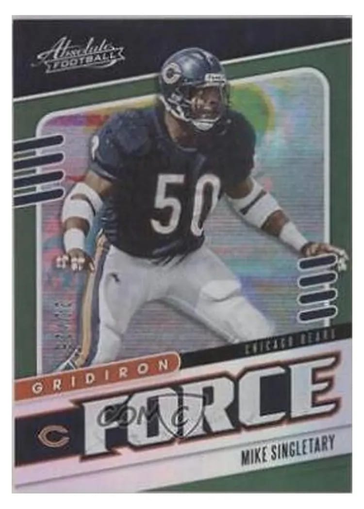 2019 Panini Absolute Gridiron Force Mike Singletary #5 card