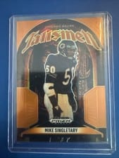 2025 Panini Prizm Black Talismen Mike Singletary #12 card
