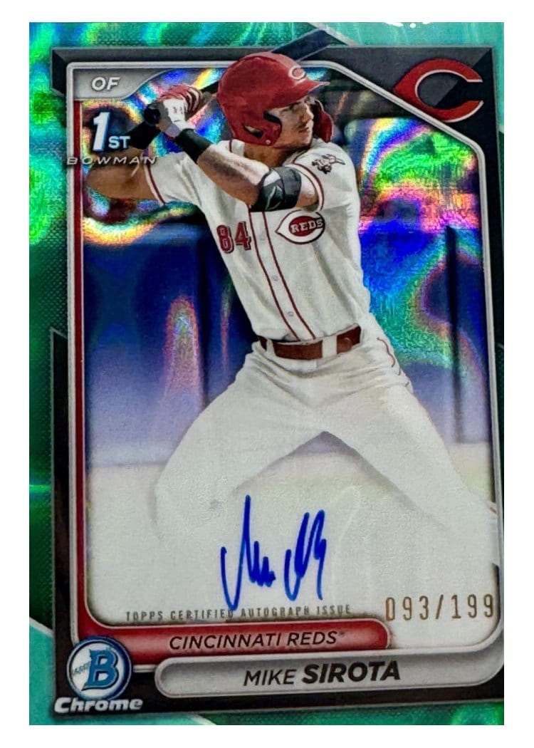 2024 Bowman Draft Chrome Prospect Autographs Mike Sirota #CPA-MS card
