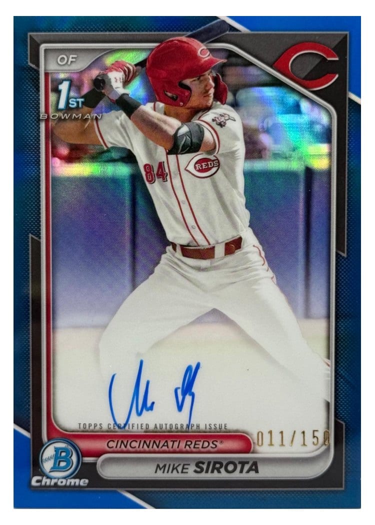 2024 Bowman Draft Chrome Prospect Autographs Mike Sirota #CPA-MS card
