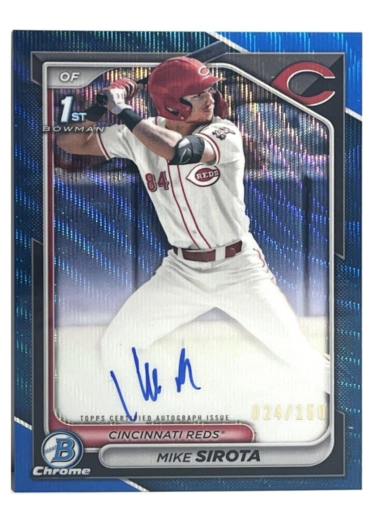 2024 Bowman Draft Chrome Prospect Autographs Mike Sirota #CPA-MS card