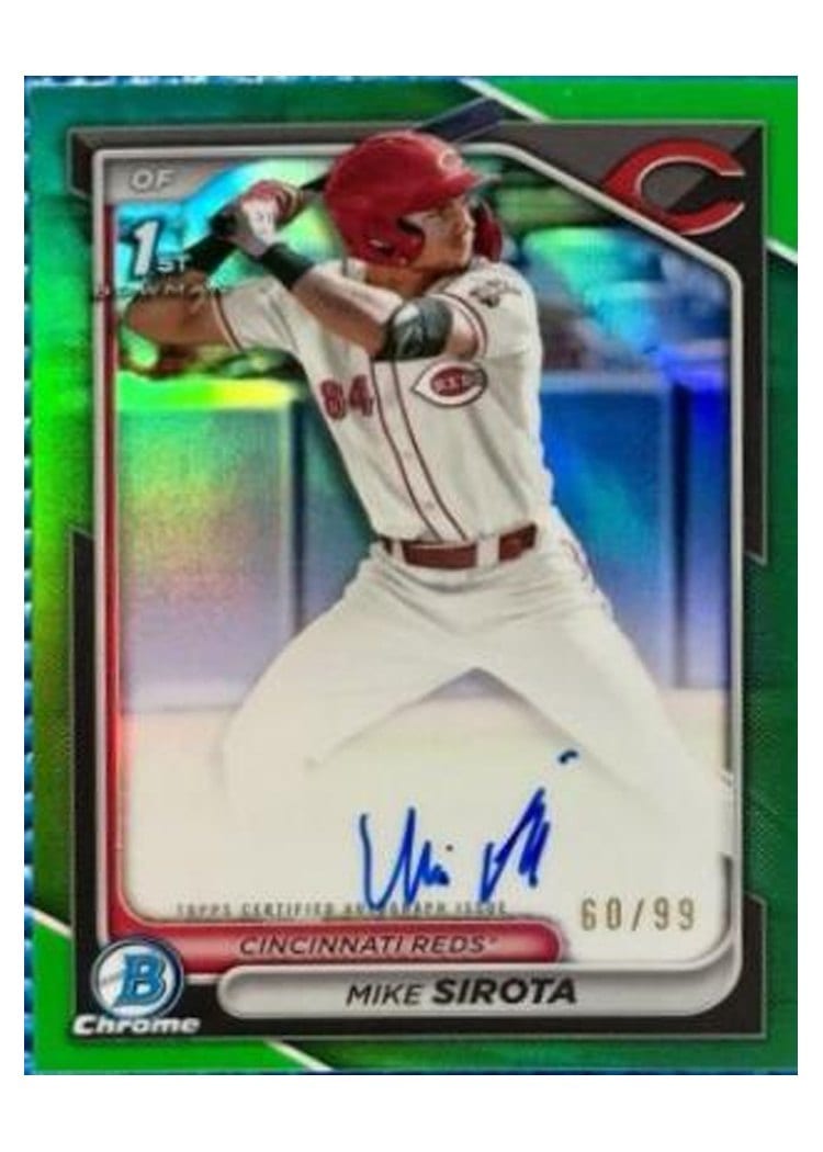 2024 Bowman Draft Chrome Prospect Autographs Mike Sirota #CPA-MS card