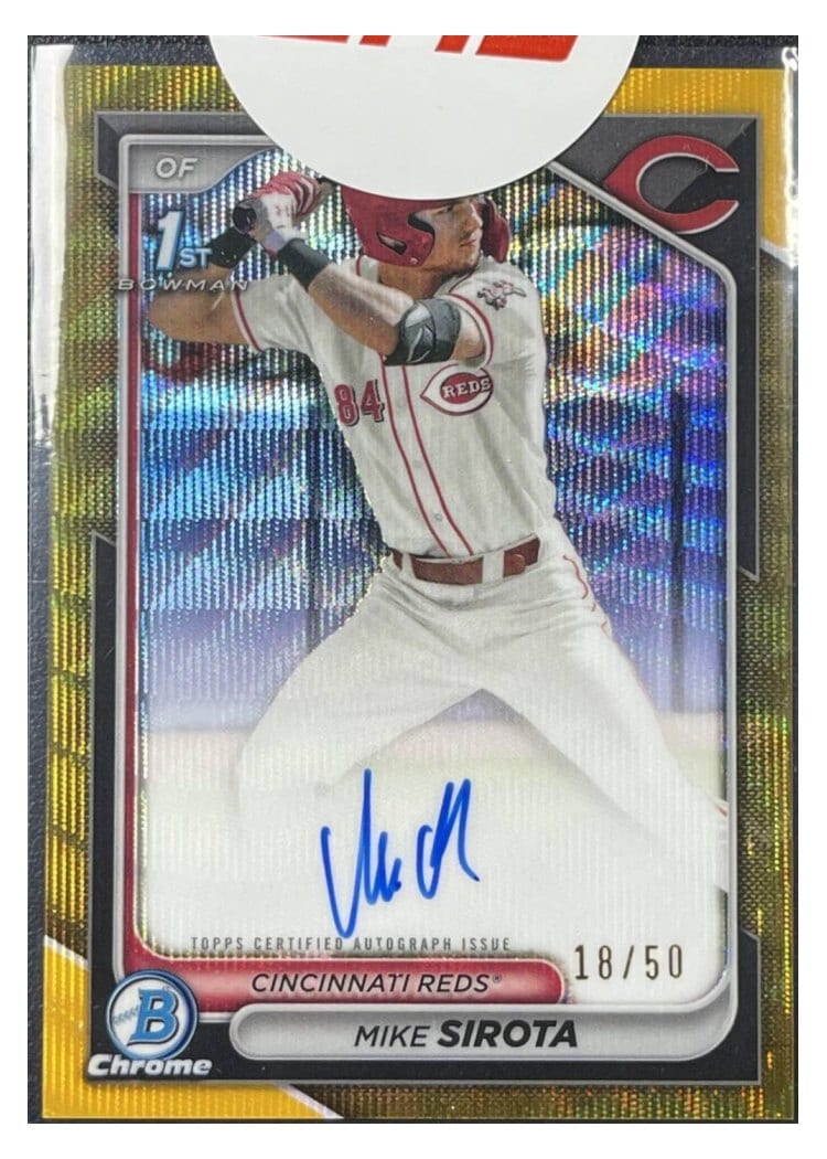 2024 Bowman Draft Chrome Prospect Autographs Mike Sirota #CPA-MS card